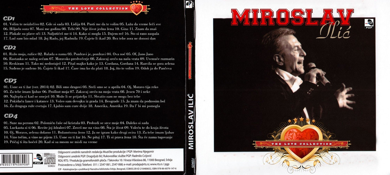 Miroslav Ilic 2014 - The love collection 4CD
